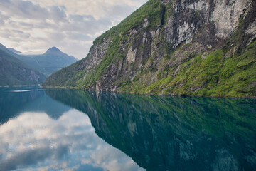 Der Geiranger Fjord Norwegen