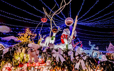 Christmas decorations in Saint Quentin - Aisne