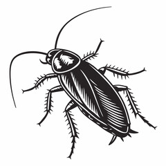 Cockroach Black silhouette