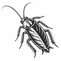 Cockroach Black silhouette