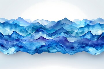 Obraz premium Vivid Watercolor Background with Abstract Splash Ink Accents