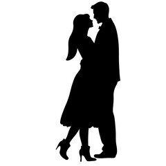 Couple Fashion Silhouette