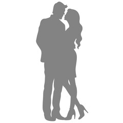 Couple Fashion Silhouette