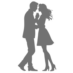 Couple Fashion Silhouette