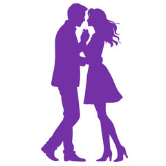 Couple Fashion Silhouette