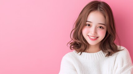 Fototapeta premium バナー素材 女性