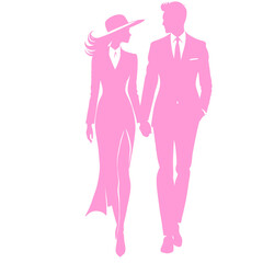 Couple Fashion Silhouette