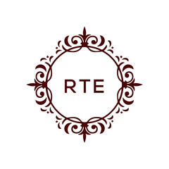 Letter RTE Logo Icon