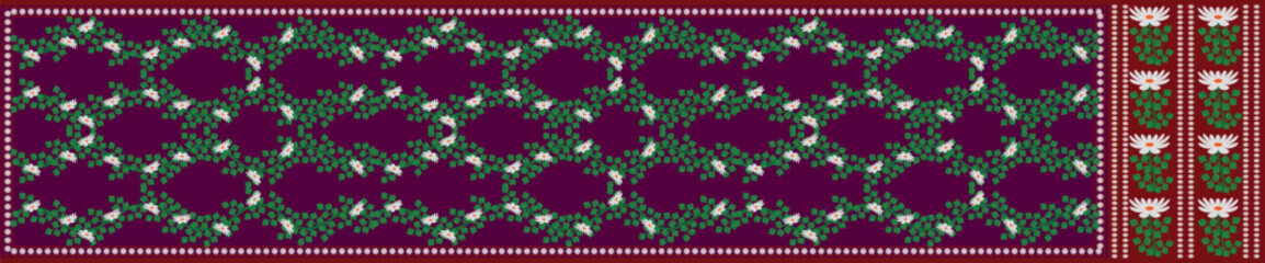 saree design illustration