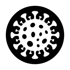 corona virus icon, virus icon vector