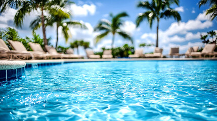 Tropical Getaway: Luxurious Poolside Relaxation in Paradise