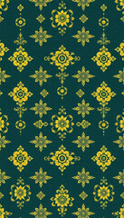 Oriental pattern. Oil painting. Pattern for printing on wall decorations, covers, leaflets, business cards