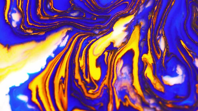 Abstract colorful background with forming structures and patterns.