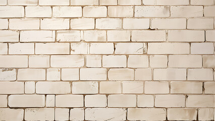 Obraz premium room with white brick building feature pattern vecto rectangle copy space white color block shape textured
