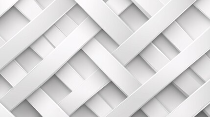 Textured white woven pattern with layers creating depth and dimension