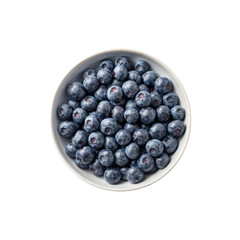 Bowl of Fresh Blueberries 