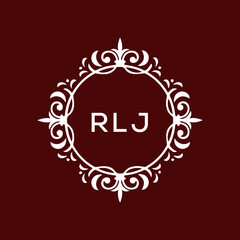 RLJ Letter Initial Logo Design Template Vector Illustration
