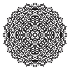 ornamental round lace ornament pattern mandala design