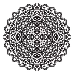 ornamental round lace ornament pattern mandala design