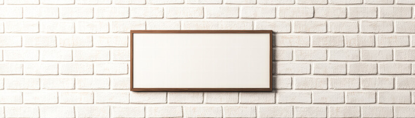 Fototapeta premium Modern interior wall art creative minimalist design with inspirational blank signage
