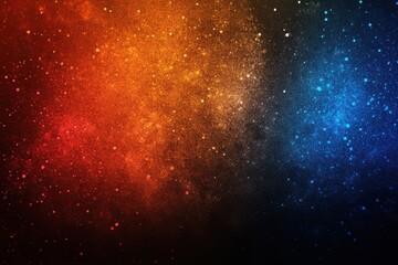 Dark Grainy Background Orange, Blue Glowing Abstract Shape: A dark, glowing background with abstract orange and blue shapes for a modern, artistic effect.