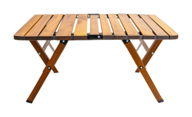 Camping Folding Table Legs for Convenient Setup - Isolated on White Background