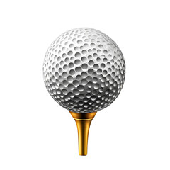 golf ball isolated 