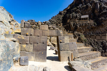 Ollantaytambo ruins as a symbol of Inca resilience and architectural brilliance in Peru Sacred...
