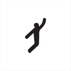 jumping person silhouette