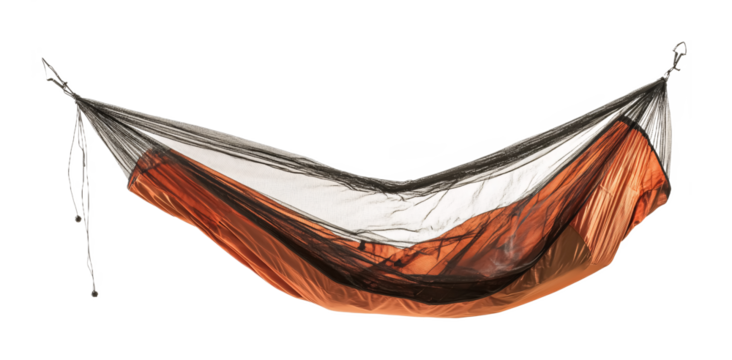 Camping Hammock Bug Net for Outdoor Comfort - Isolated on White Background