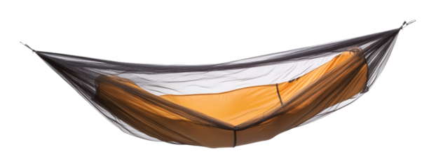 Camping Hammock Bug Net for Outdoor Comfort - Isolated on White Background