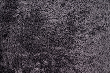 natural gray curly sheepskin, texture background