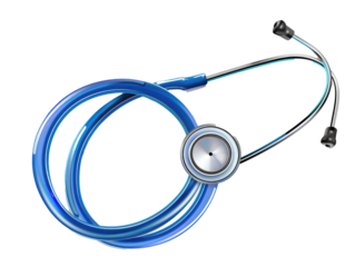 stethoscope isolated on white