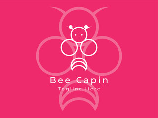 Bee logo design 