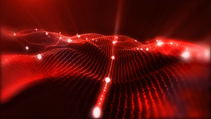 Abstraction of virtual waves that excite the imagination, immersing the mind in a unique creative atmosphere.
