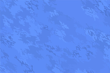 Digital blue camouflage grunge textures wallpaper background. Abstract camouflage seamless pattern. Military texture, army or hunting masking ornament. Classic background. Vector design illustration.