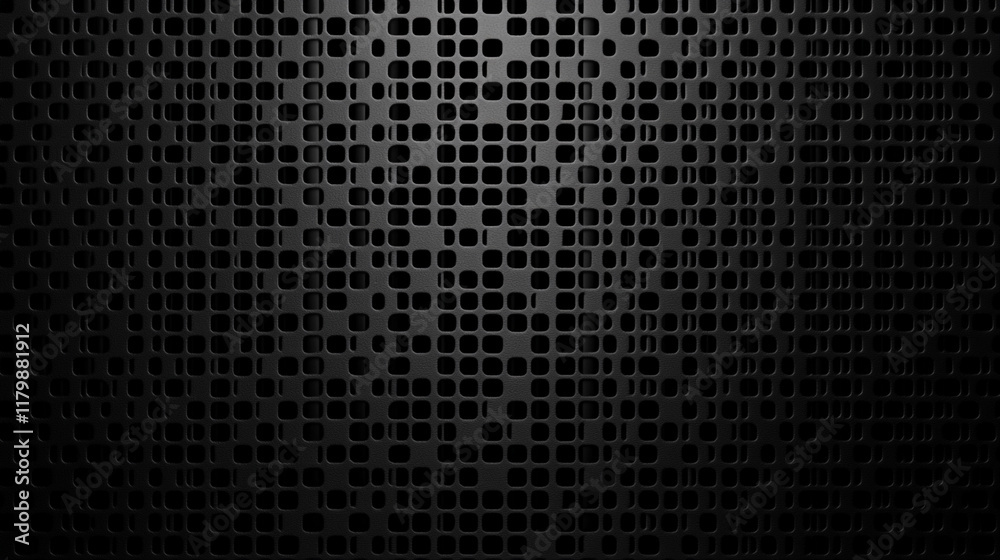 Wall mural simple black abstract background with overlap layers, abstract background. science technology triang