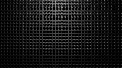 Naklejka premium abstract background with hexagons in black and orange, Black hexagons with lights background