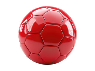 red soccer ball