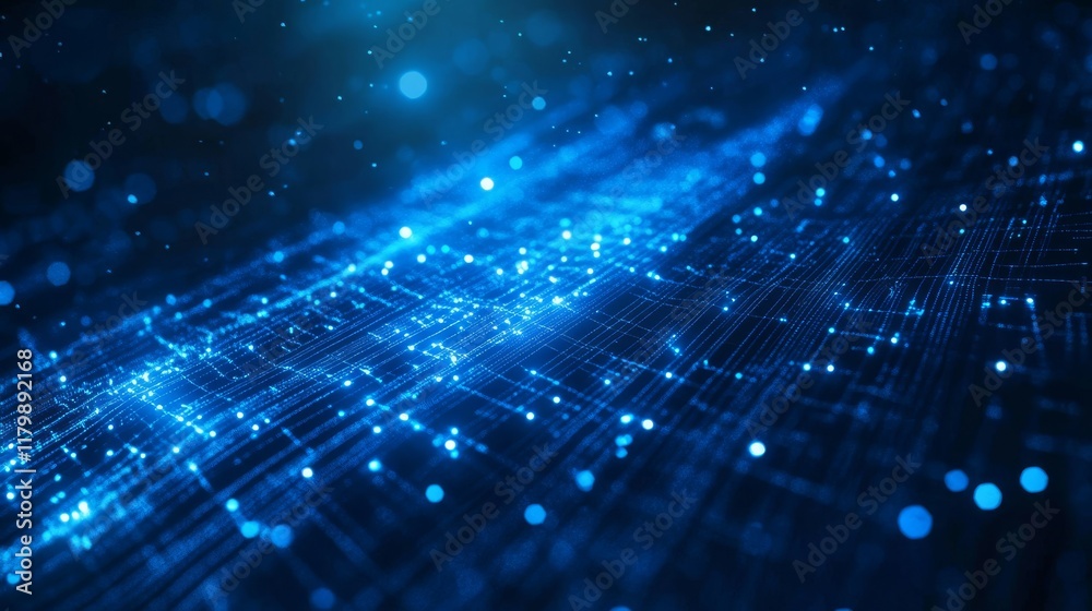 Poster this is a captivating and visually stunning background that features dynamic blue light rays and an 