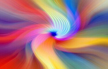 Obraz premium Vibrant abstract background with colorful swirling patterns, blending vivid red, pink, blue, and yellow hues. Perfect for modern art, design projects, or digital creativity