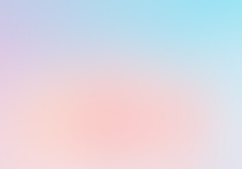 Soft pastel gradient background with light pink and blue hues