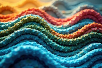 Intertwined lines forming an ecological wave pattern , environment, science, cycle