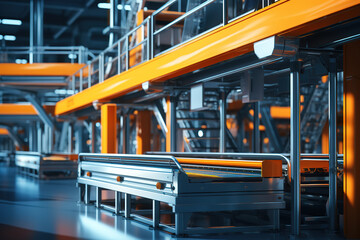 Outstanding High-speed printing press running with vibrant colors