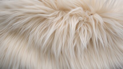 Fototapeta premium Soft White Fluffy Wool Fabric Texture Ideal for Design