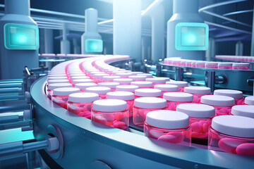 Unbelievable Pharmaceutical Process: Pills Being Loaded