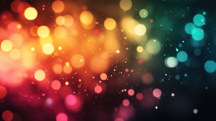 Vibrant Colorful Bokeh Background with Soft Light Effects for Creative and Artistic Designs in Various Applications and Projects