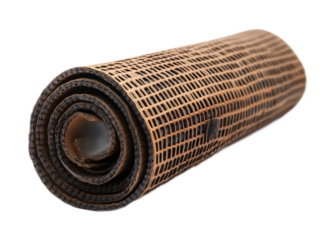 Camping Mat Roll for Lightweight Sleeping Comfort - Isolated on White Background