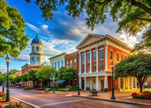 Minimalist Lafayette Square LaGrange Georgia Downtown - Scenic Urban Landscape