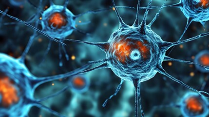 A vibrant visual of immune cells fighting chronic diseases, symbolizing the importance of immune health in managing chronic risks